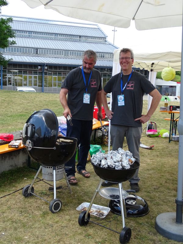 Das Grillteam Andi und Franz